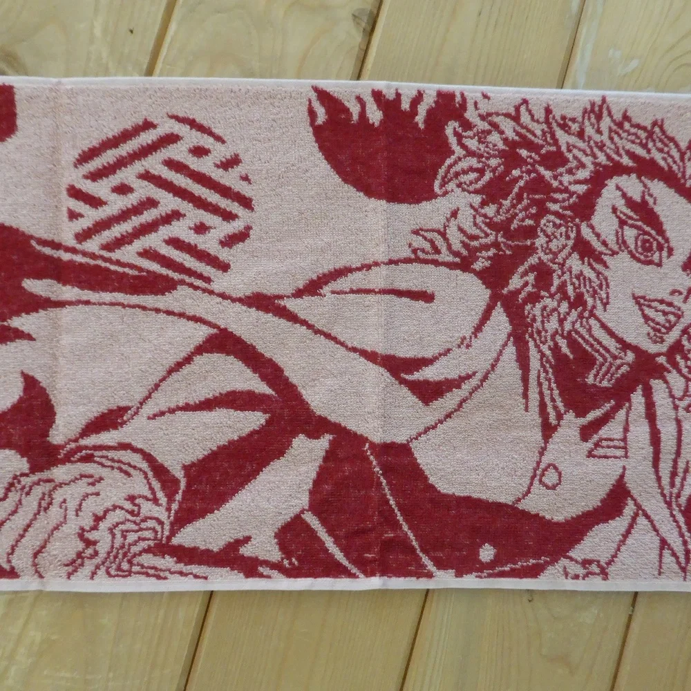 Kimetsu no Yaiba 鬼滅の刃 Damon Slayer Red Face Towel New Kyojuro Rengoku